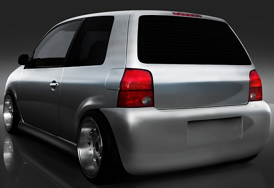 VW LUPO HECKSTOßSTANGE HECKSCHüRZE C   TUNING GT  